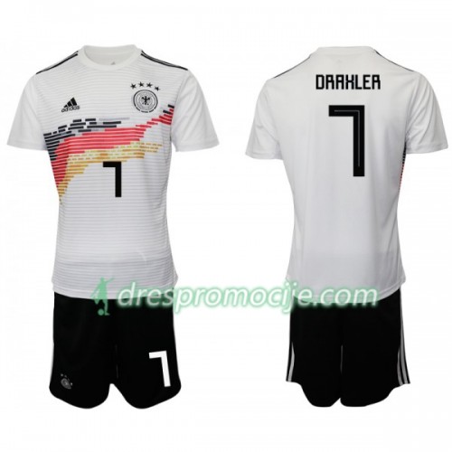 Njemačka Dres DRAHLER 7 Dječji Domaći 2019 Kratkih Rukava Njemačka Dres DRAHLER 7 Dječji Domaći 2019 Kratkih Rukava